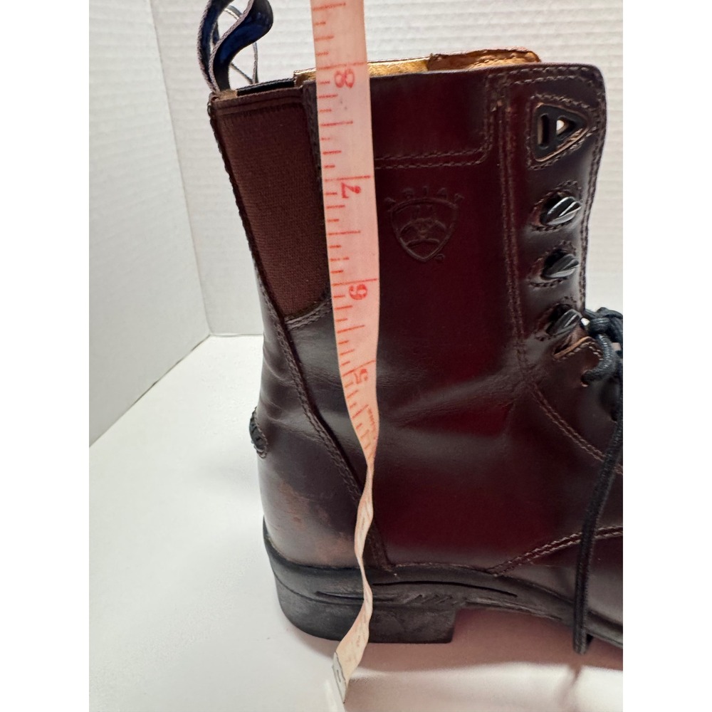 Ariat Heritage Cobalt Paddock Boots Brown Leather Lace Up Cap Toe Womens 7B - Picture 12 of 12